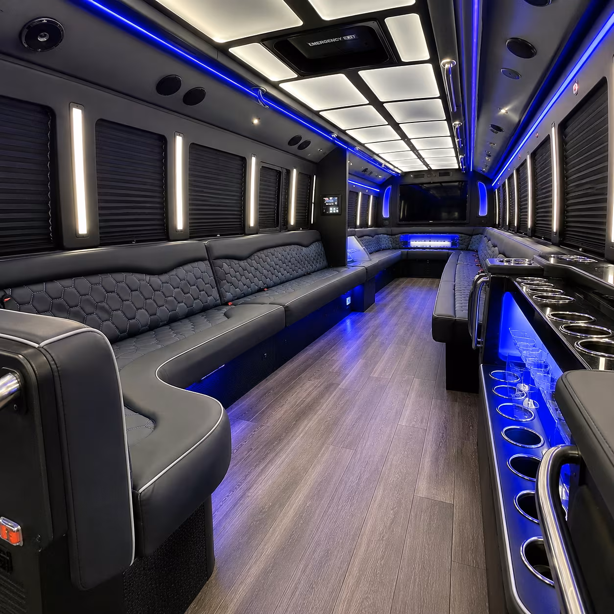 across hemet california party bus rental