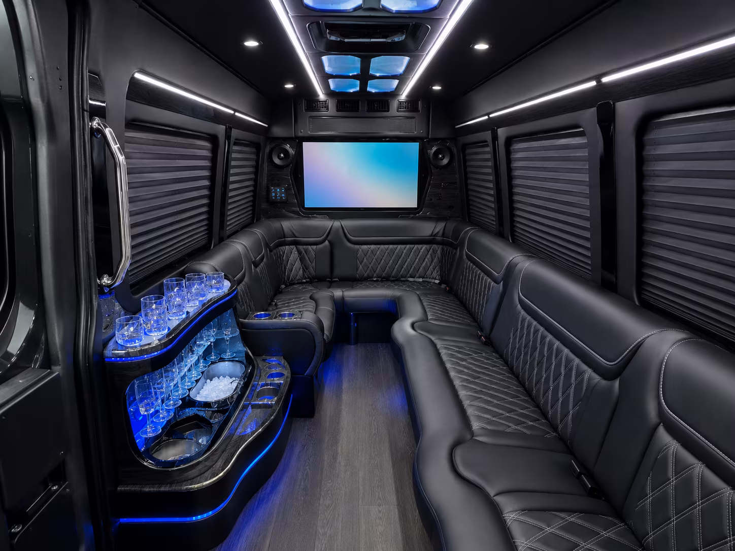 hemet wedding transportation onboard seating